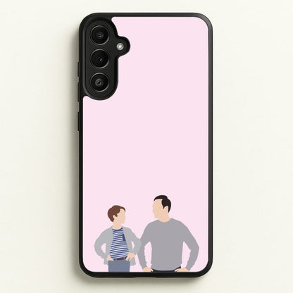 Big And Little Sheldon - Sheldon  - Young Sheldon Phone Case for Galaxy A34