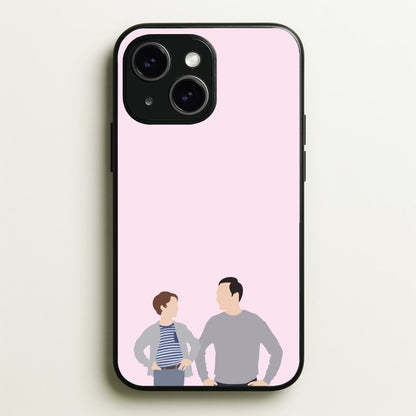 Big And Little Sheldon - Sheldon  - Young Sheldon Phone Case for iPhone 15 Plus