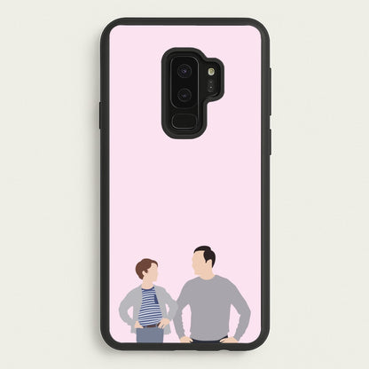Big And Little Sheldon - Sheldon  - Young Sheldon Phone Case for Galaxy S9 Plus
