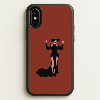 Middle Fingers - Queen B  - Beyonce Phone Case for iPhone X / XS