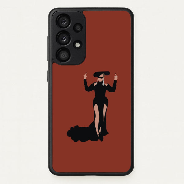 Middle Fingers - Queen B  - Beyonce Phone Case for Galaxy A33