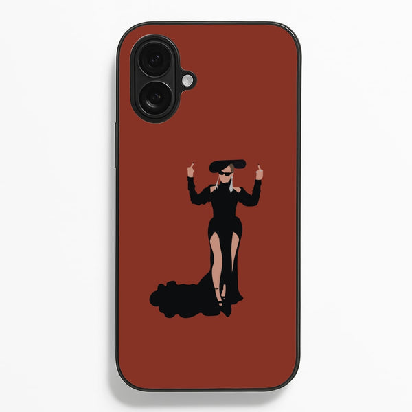 Middle Fingers - Queen B  - Beyonce Phone Case for iPhone 16 Plus