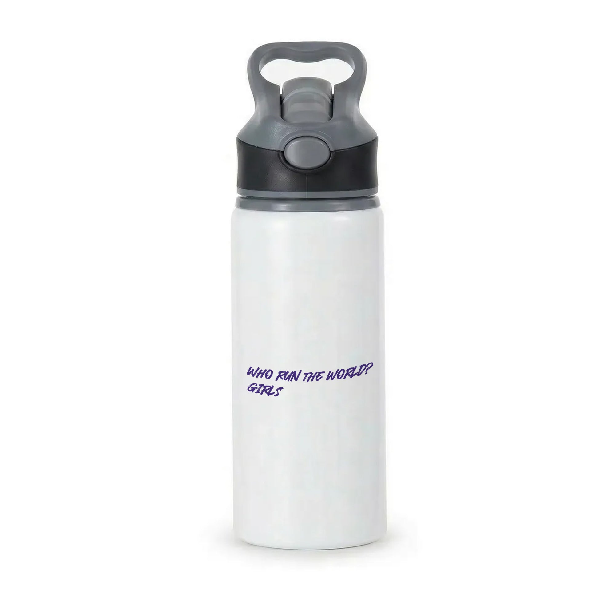 Who Run The World - Queen B Active Water Bottle - Black