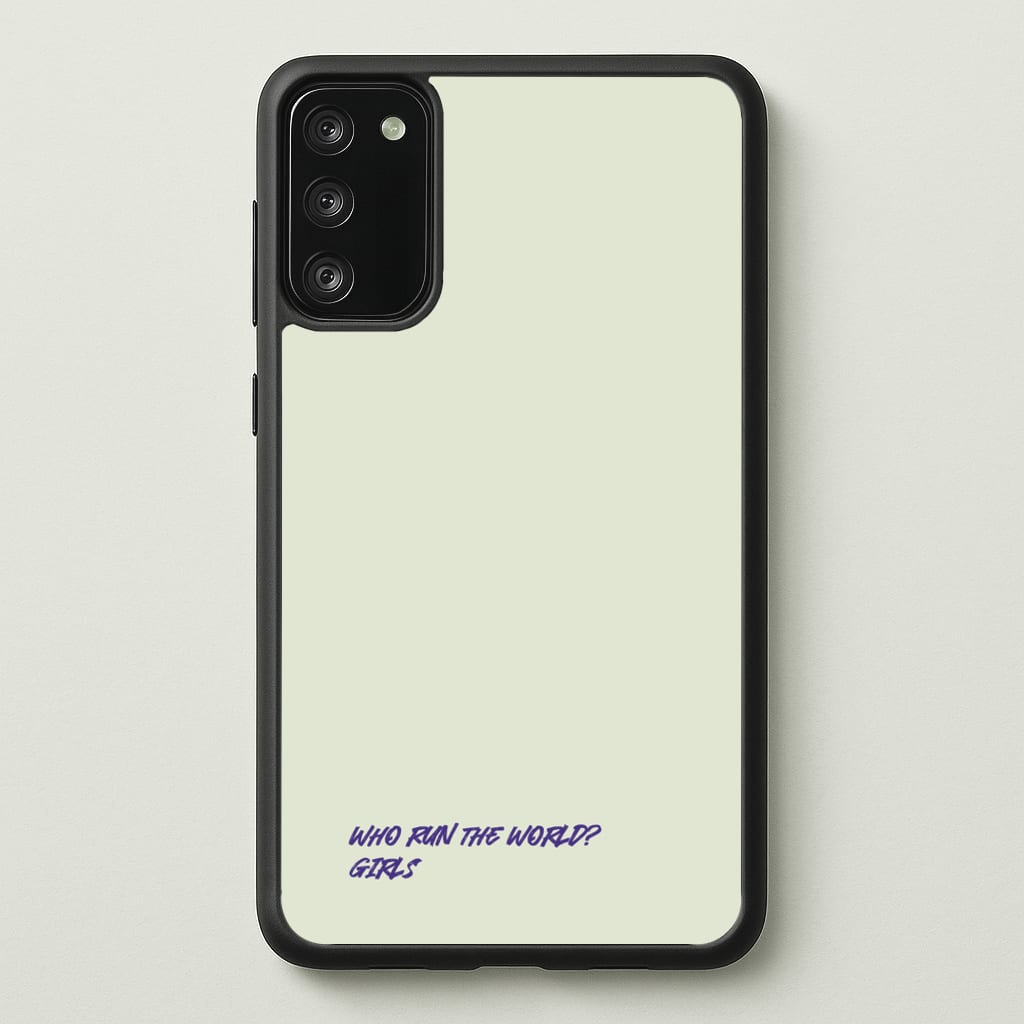 Who Run The World - Queen B  - Beyonce Phone Case for Galaxy A41