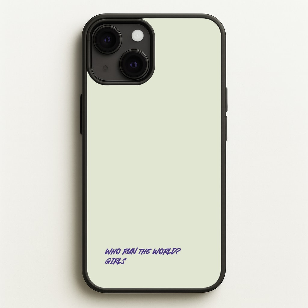 Who Run The World - Queen B  - Beyonce Phone Case for iPhone 13 Mini