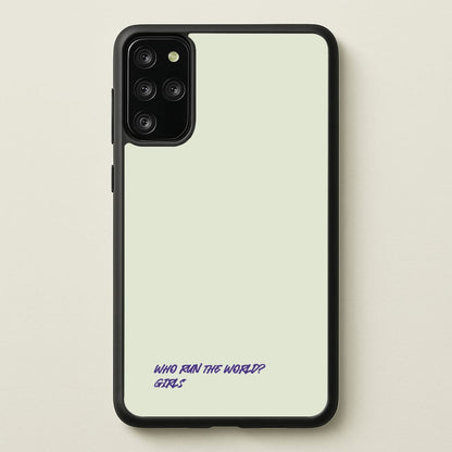 Who Run The World - Queen B  - Beyonce Phone Case for Galaxy S20 Plus