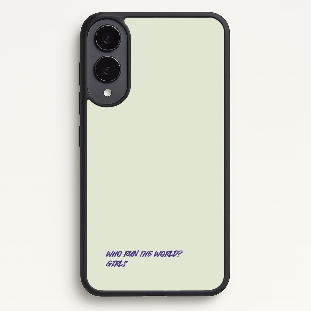 Who Run The World - Queen B  - Beyonce Phone Case for Galaxy S25 Edge
