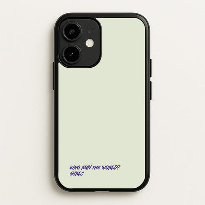 Who Run The World - Queen B  - Beyonce Phone Case for iPhone 12 / 12 Pro