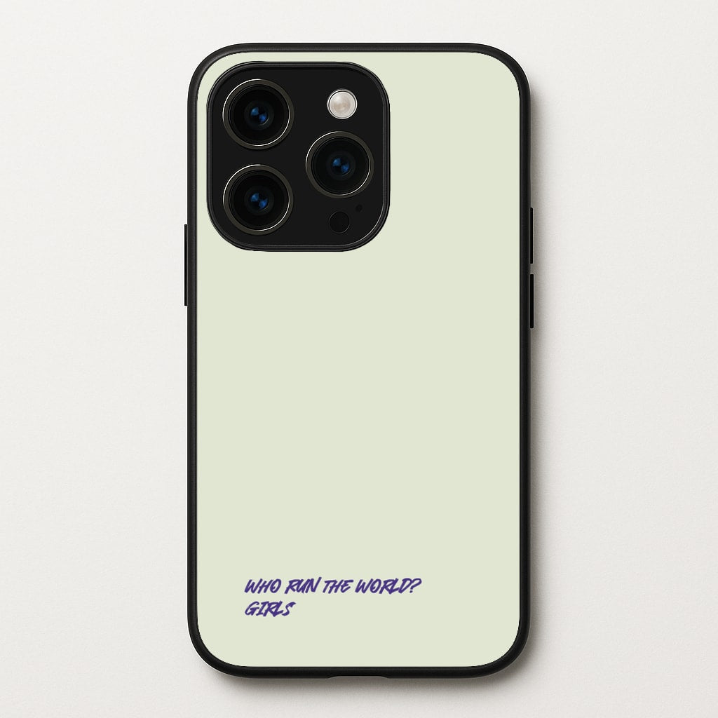 Who Run The World - Queen B  - Beyonce Phone Case for iPhone 15 Pro Max