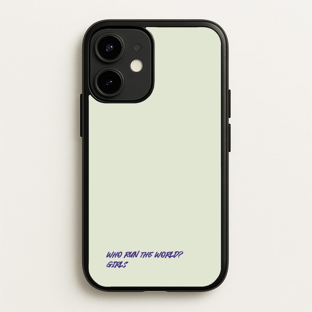 Who Run The World - Queen B  - Beyonce Phone Case for iPhone 12 Mini