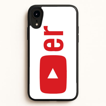 YouTuber  -  Phone Case for iPhone XR