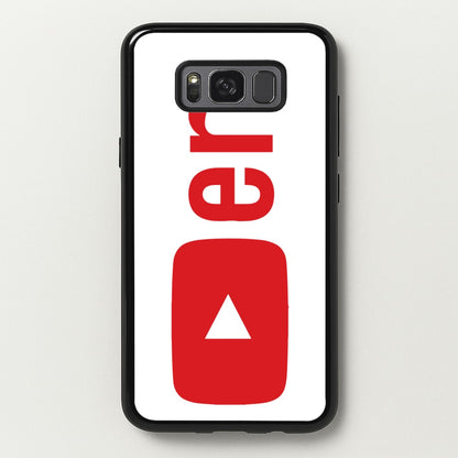 YouTuber  -  Phone Case for Galaxy S8
