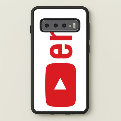 YouTuber  -  Phone Case for Galaxy S10
