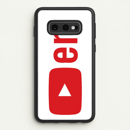 YouTuber  -  Phone Case for Galaxy S10e