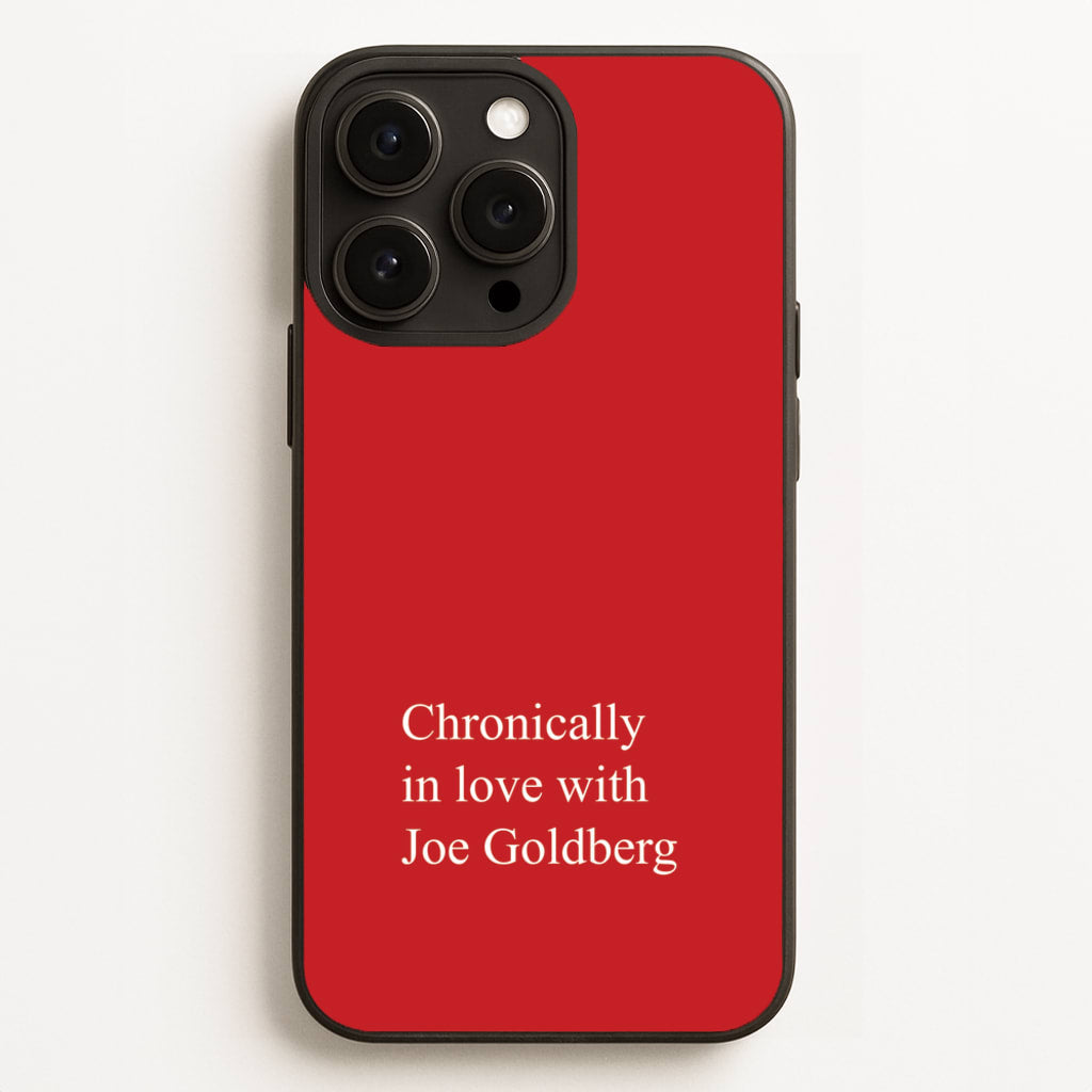 Chronically In Love With Joe  - You Phone Case for iPhone 12 Pro Max