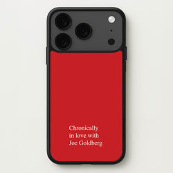 Chronically In Love With Joe Phone Case for iPhone 17 Pro