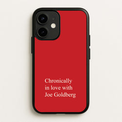 Chronically In Love With Joe  - You Phone Case for iPhone 12 / 12 Pro