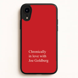 Chronically In Love With Joe  - You Phone Case for iPhone XR
