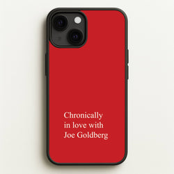 Chronically In Love With Joe  - You Phone Case for iPhone 13 Mini