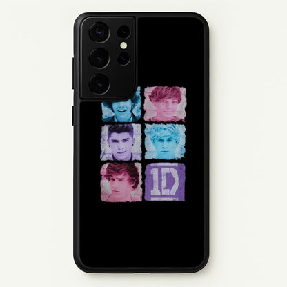 1D Members  - One Direction Phone Case for Galaxy S21 Ultra
