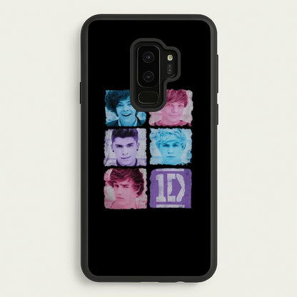 1D Members  - One Direction Phone Case for Galaxy S9 Plus
