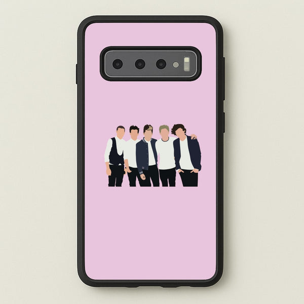 Old Members  - One Direction Phone Case for Galaxy S10