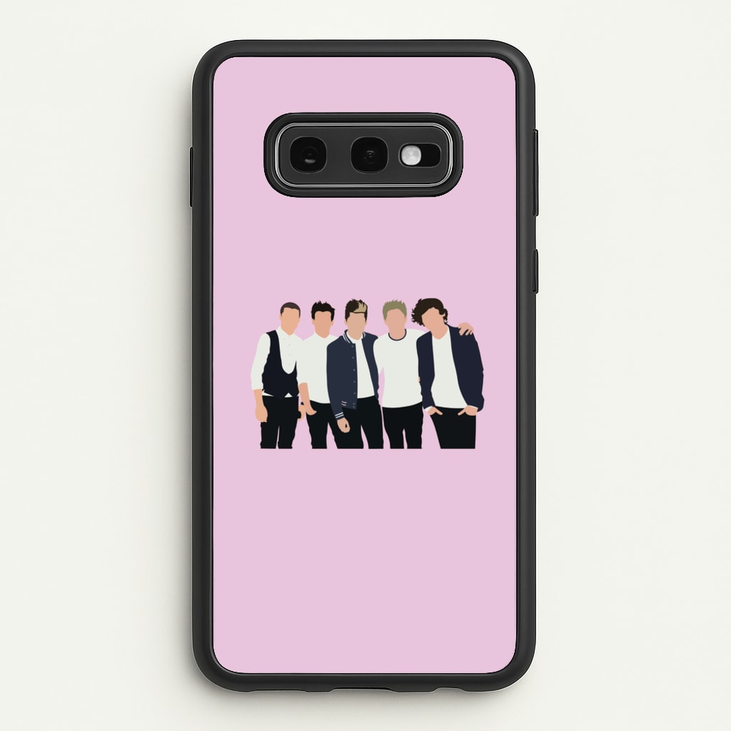 Old Members  - One Direction Phone Case for Galaxy S10e