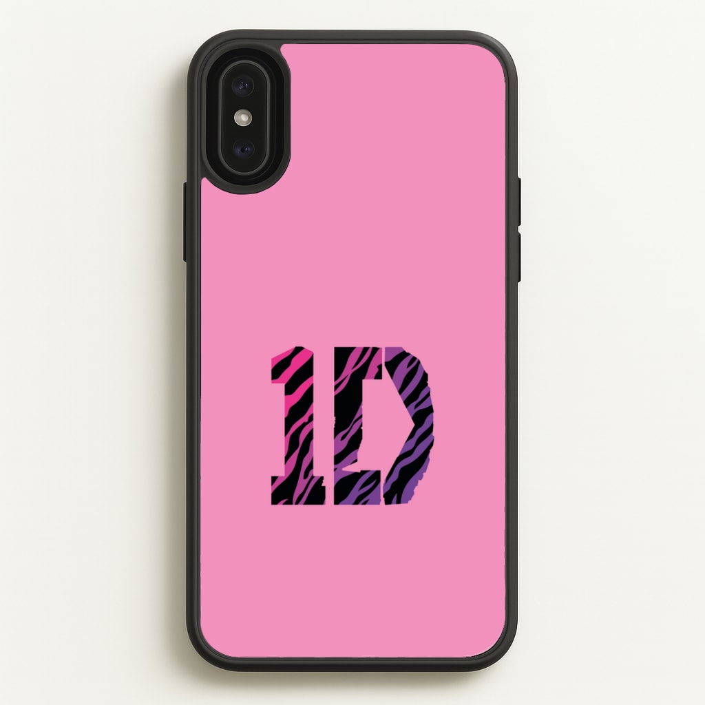 Zebra 1D  - One Direction Phone Case for iPhone XS Max
