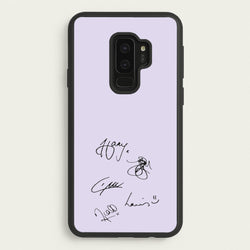 1D Signatures  - One Direction Phone Case for Galaxy S9 Plus