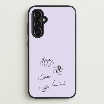 1D Signatures  - One Direction Phone Case for Galaxy A14