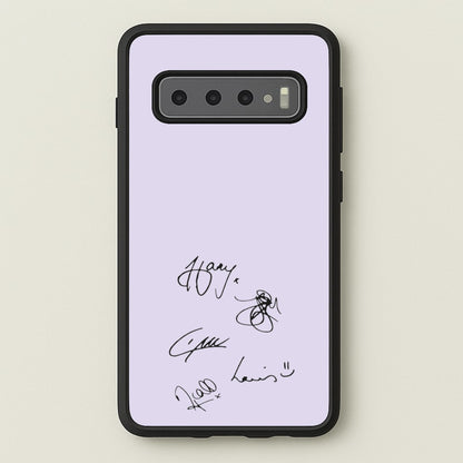 1D Signatures  - One Direction Phone Case for Galaxy S10