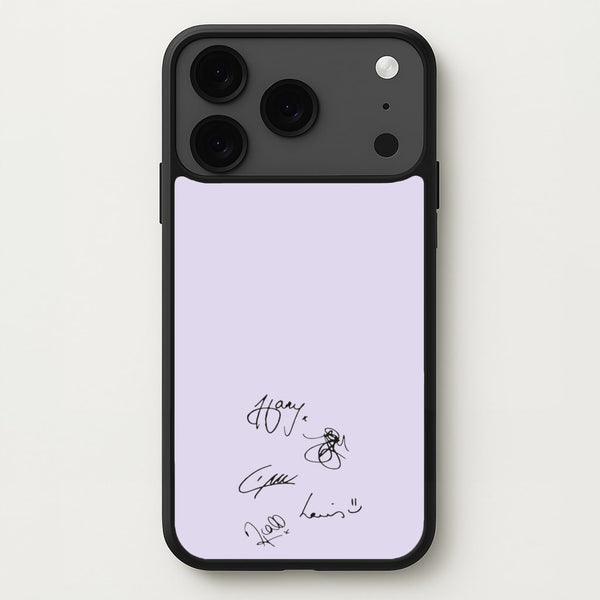 1D Signatures Phone Case for iPhone 17 Pro Max