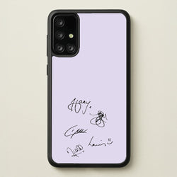 1D Signatures  - One Direction Phone Case for Galaxy A71