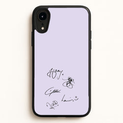 1D Signatures  - One Direction Phone Case for iPhone XR