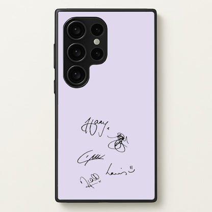 1D Signatures  - One Direction Phone Case for Galaxy S24 Ultra