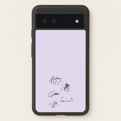 1D Signatures  - One Direction Phone Case for Google Pixel 6