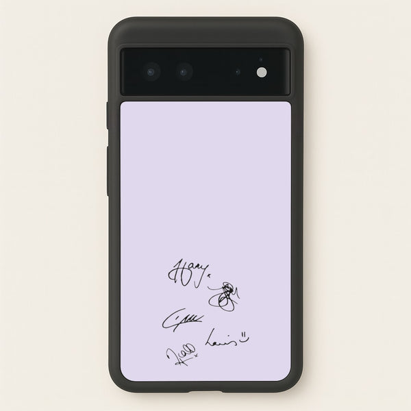 1D Signatures  - One Direction Phone Case for Google Pixel 6