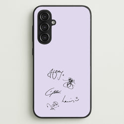 1D Signatures  - One Direction Phone Case for Galaxy S23FE