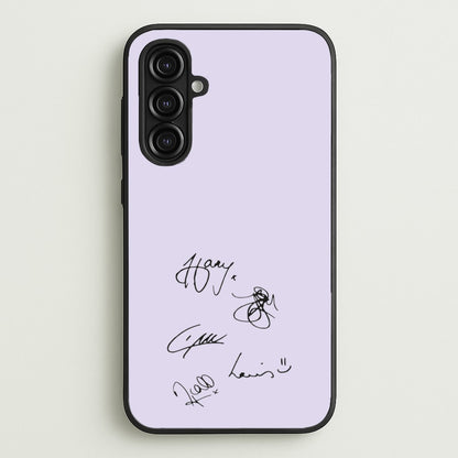 1D Signatures  - One Direction Phone Case for Galaxy A16