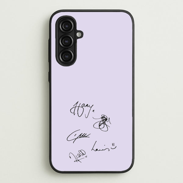 1D Signatures  - One Direction Phone Case for Galaxy A16