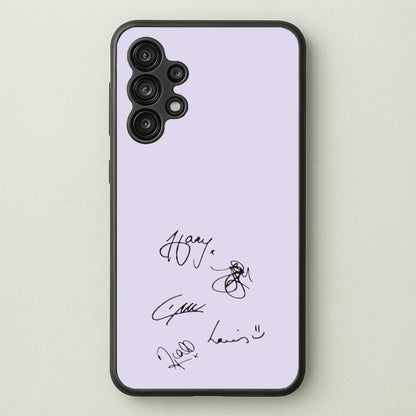 1D Signatures  - One Direction Phone Case for Galaxy A13