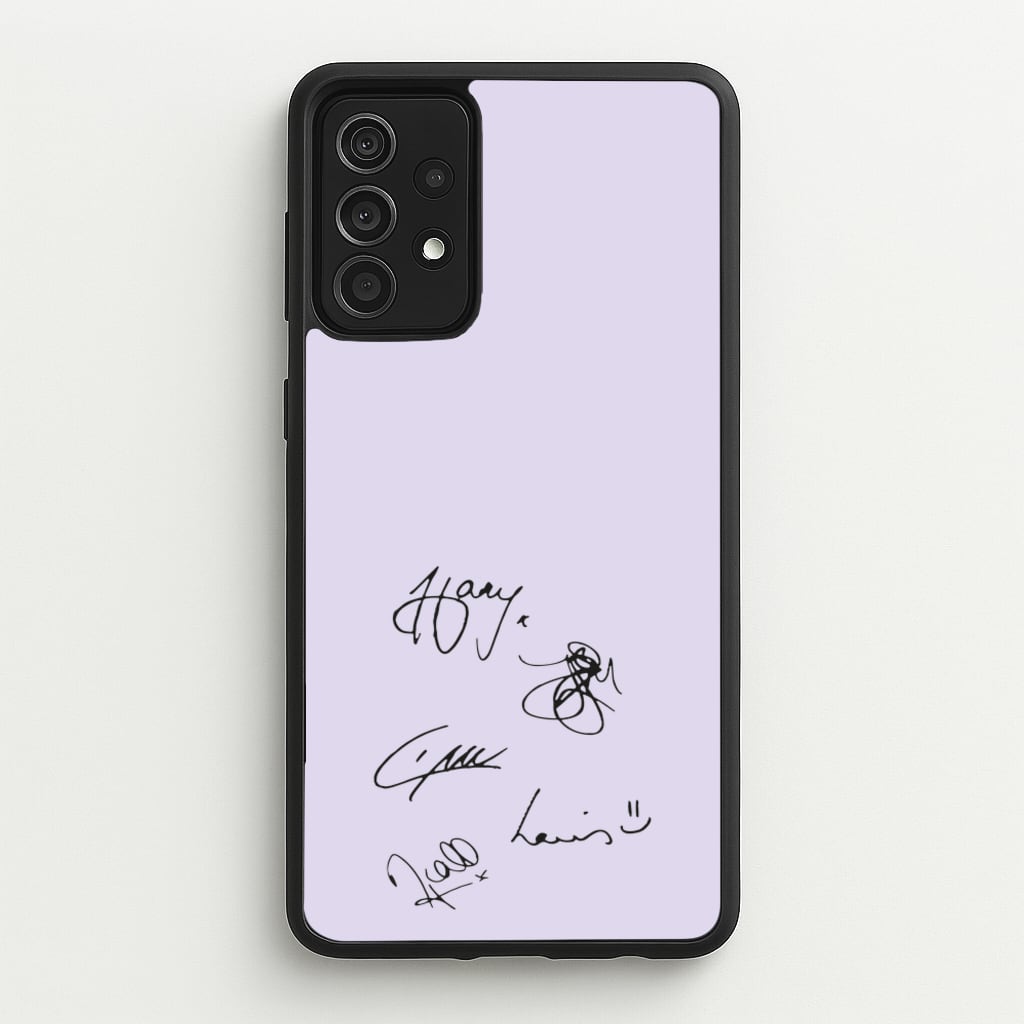 1D Signatures  - One Direction Phone Case for Galaxy A52 / A52s