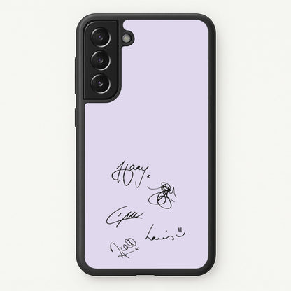 1D Signatures  - One Direction Phone Case for Galaxy S21FE