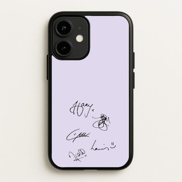 1D Signatures  - One Direction Phone Case for iPhone 12 Mini