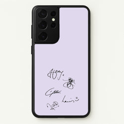 1D Signatures  - One Direction Phone Case for Galaxy S21 Ultra