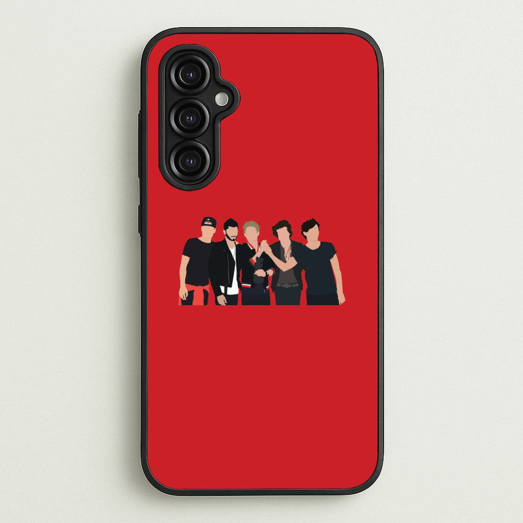 The 1D Crew  - One Direction Phone Case for Galaxy A14