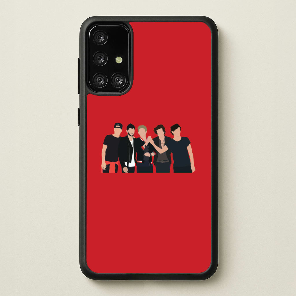 The 1D Crew  - One Direction Phone Case for Galaxy A71