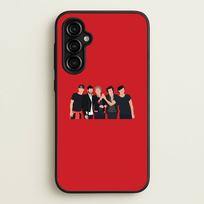 The 1D Crew  - One Direction Phone Case for Galaxy A54