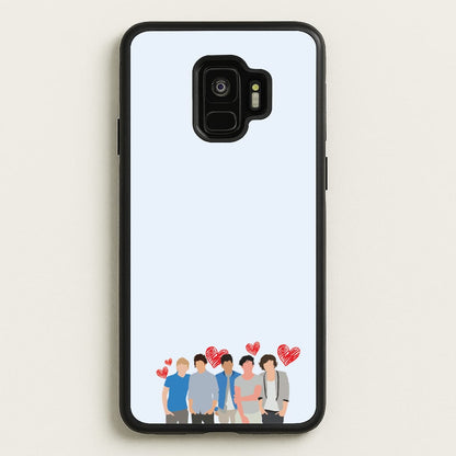 Love Band  - One Direction Phone Case for Galaxy S9