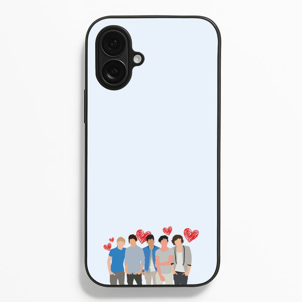 Love Band  - One Direction Phone Case for iPhone 16 Plus